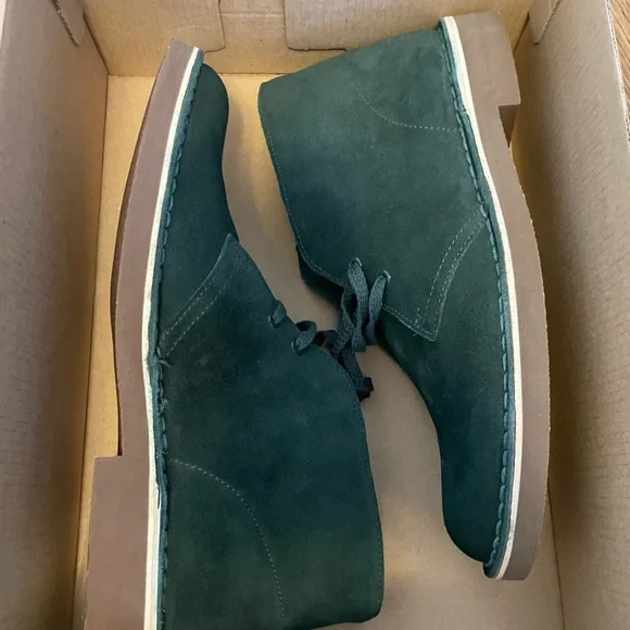 Clark’s bushacre 2 desert boots men’s 7 green suede (women’s 9) NWT - Picture 5 of 6